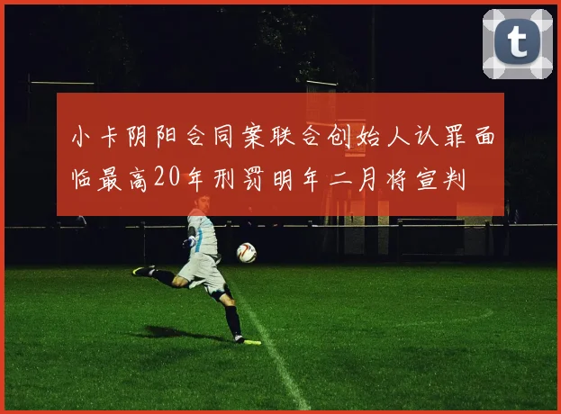 小卡阴阳合同案联合创始人认罪面临最高20年刑罚明年二月将宣判